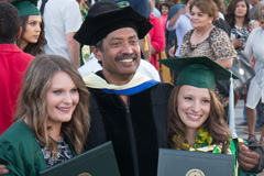 Surendra Subramani with 2015 graduates
