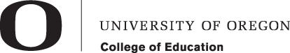 University of Oregon College of Education logo