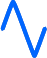 Blue triangle wave