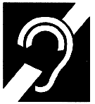 International Symbol of Access for Hearing 
Loss 