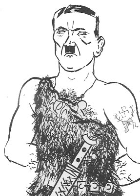 Caricature Of Hitler