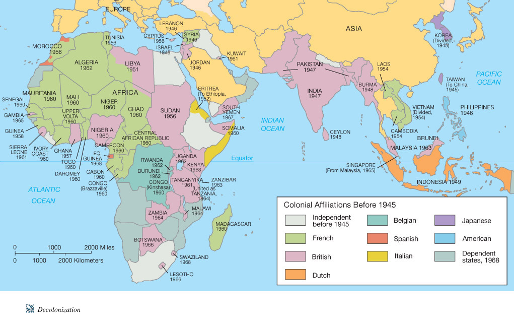 World Map 1945