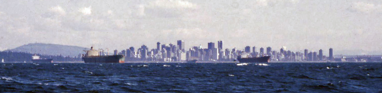 English Bay Freighters ca 1981-Trudy Cameron