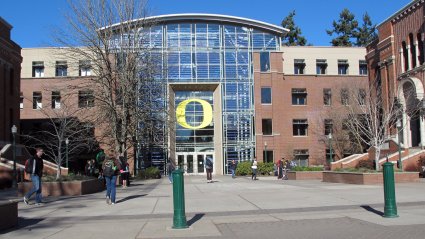 Lillis Hall as seen from 13th Avenue