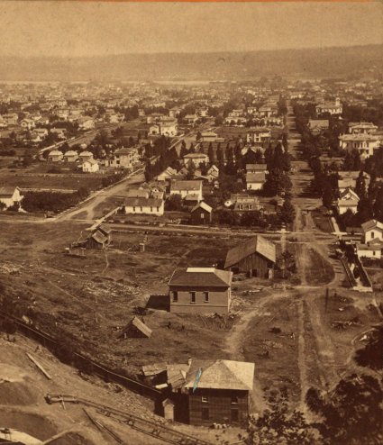 Working class Portland neighborhood in 1890s