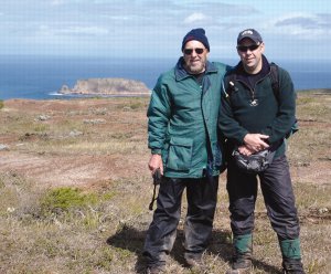 James and Douglas Kennett (father-son) -- Photo courtesy UC-Santa Barbara