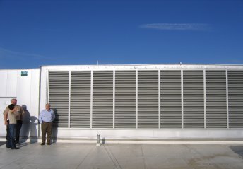 Example of rooftop mechanical ventilation system