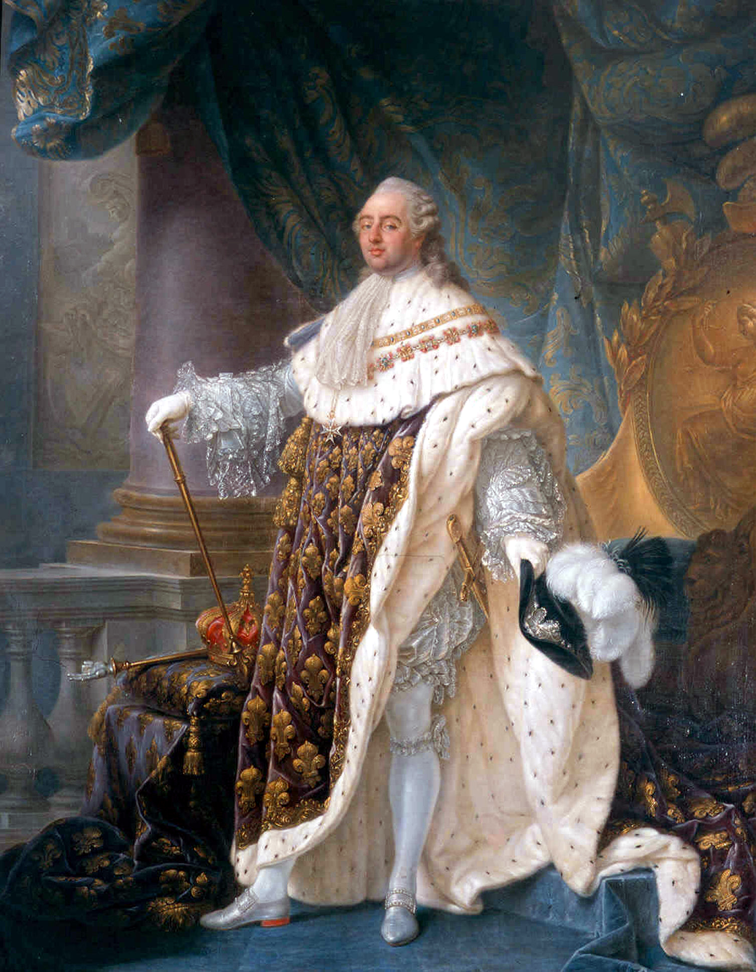 Portrait of Louis XVI, king of France, 1775 by Joseph Siffred