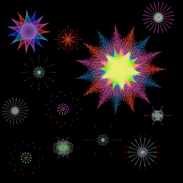 Gaussian Fireworks