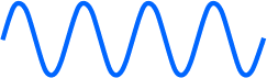 Blue basic sin wave.