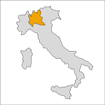 Lobardia, Italy map