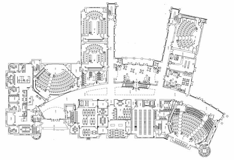 floor plan of UO Knight Law Center