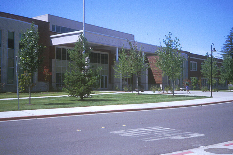 universal design at a high school entrance