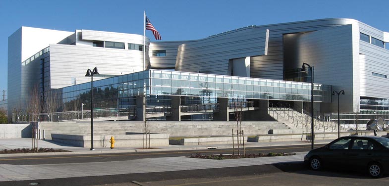 Eugene Federal Courthouse as built