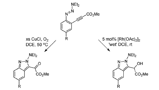 Isoindazole formation through coarctate reactivity