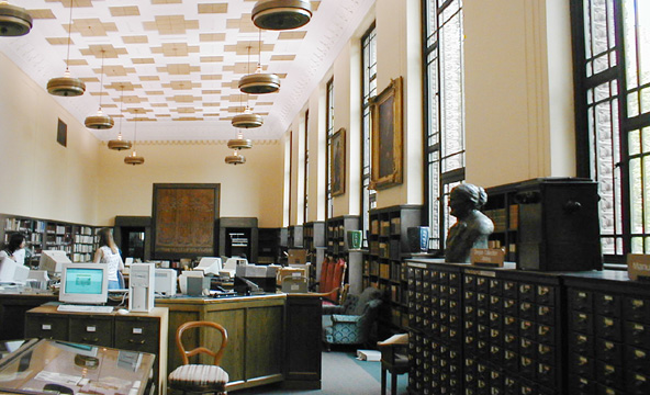 Reading room interior