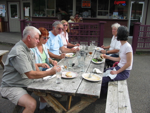 at the Trailhead Cafe most had...