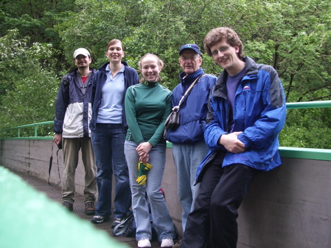 Gruppenbild, mit Davids Kamera (mit Selbstausl&ouml;ser)