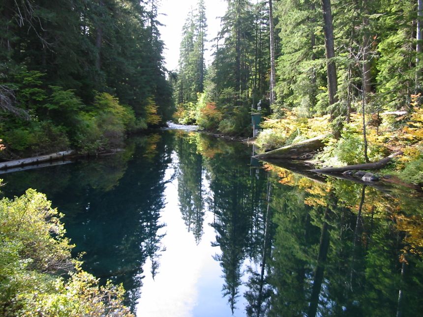 ueber das obere Ende des Sees