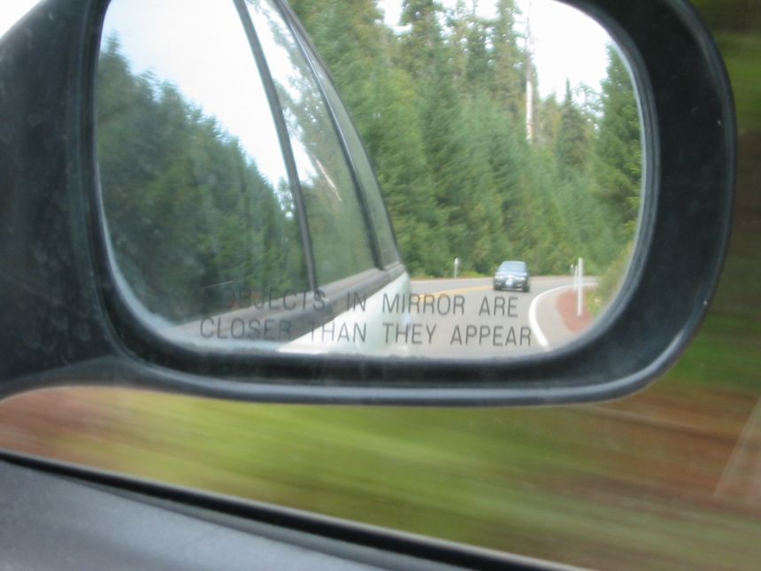 Chips Auto nicht weit hinter uns