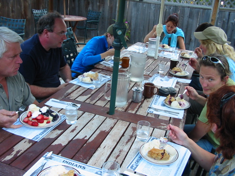 the traditional ending of a hike :-)