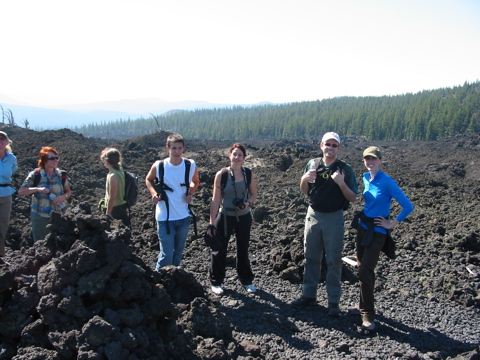 Finally, at the cairn for Little Belknap