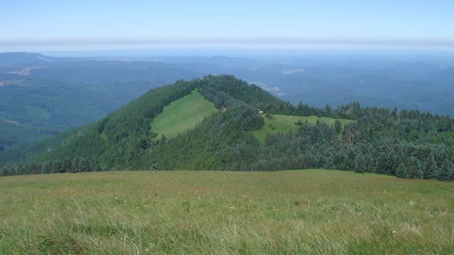 looking west towards the ocean