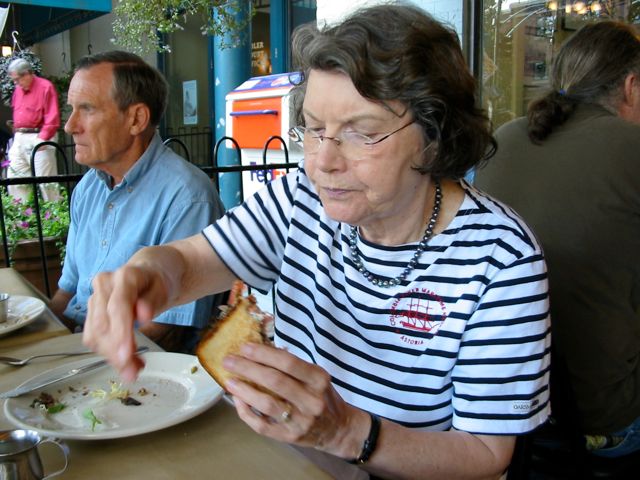 23. October 2005: visiting her brother Dan in North Carolina