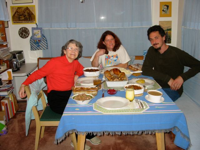 30. 2009: the last Thanksgiving at Carol's house (by then  she had been diagnosed with cancer and had had a hysterectomy)