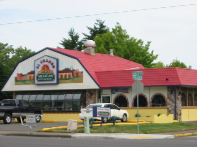 Das mexikanische Restaurant gegenüber