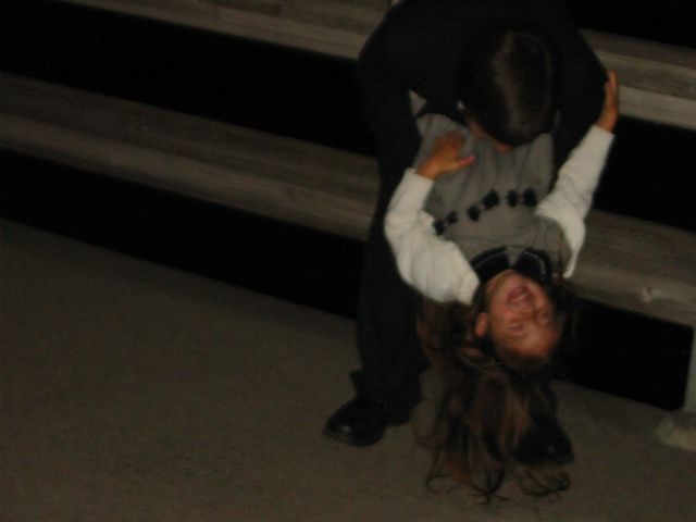 Daddy dipping daughty :-)