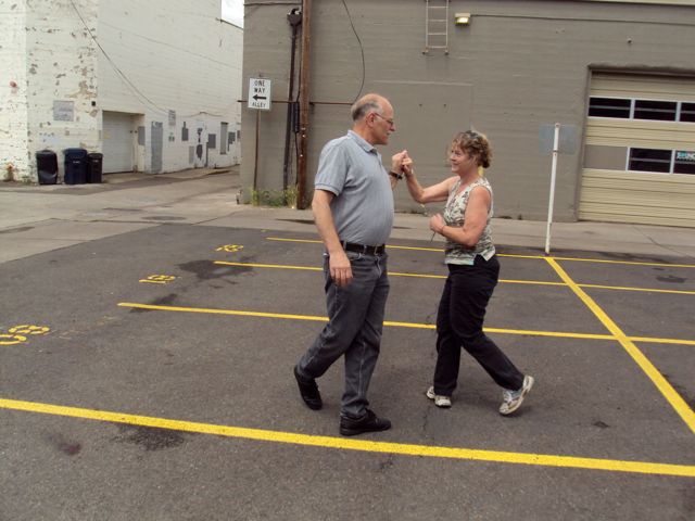 Dancing behind TC 21.VI.09