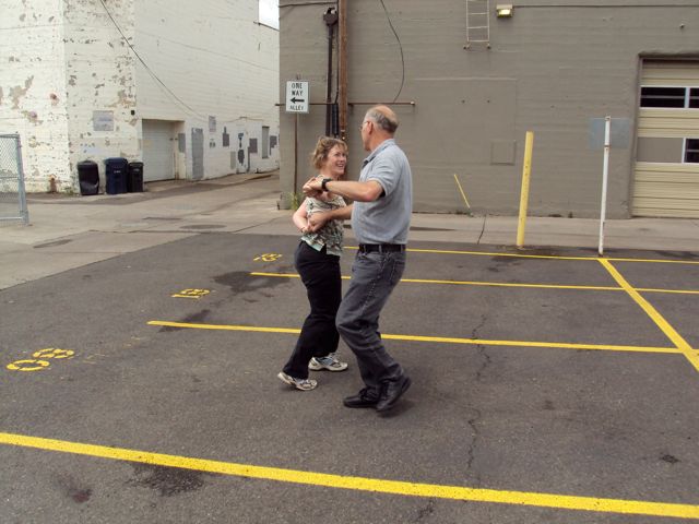 Dancing behind TC 21.VI.09