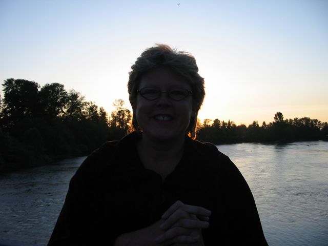 Ev (with beginnings of a halo, for founding the full moon dances on the bridge)