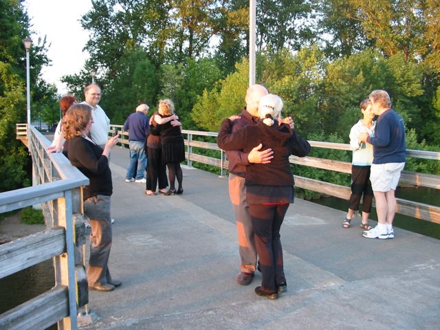 The tango hour begins...