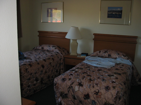 Die Schlafzimmer mit Zwillingsbetten