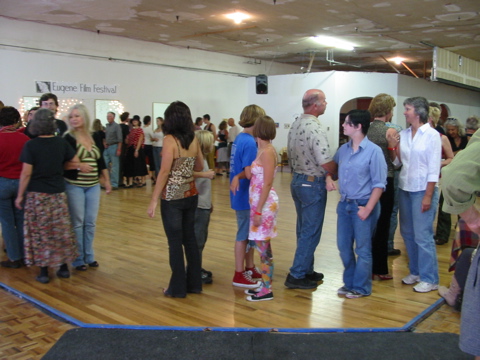 getting ready for the tango walk