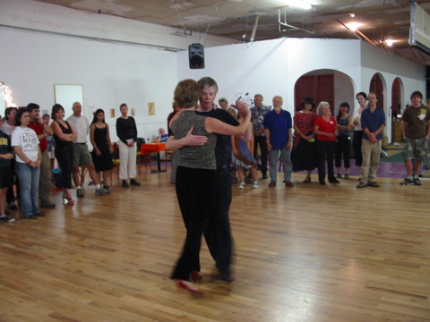 and Pam and Rick dancing it