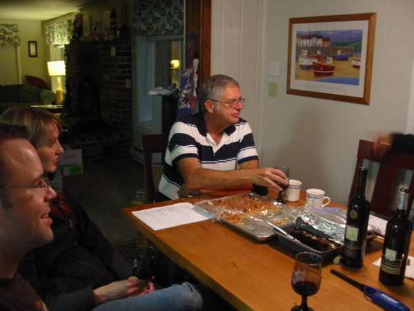 Beim Abendbrot am Freitag: Chris,