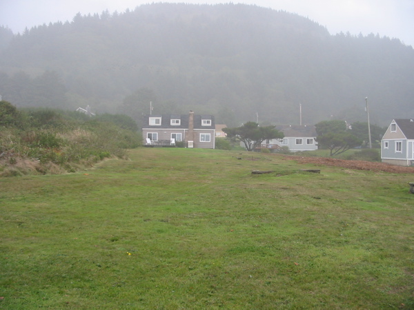 ein Blick zurueck aufs Haus