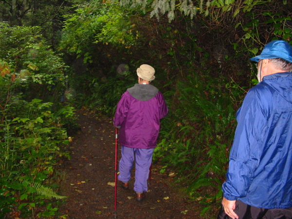 Die Samstagwanderung am Kap Perpetua: Hildegard und Peter