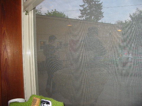 the competition heard through the open window