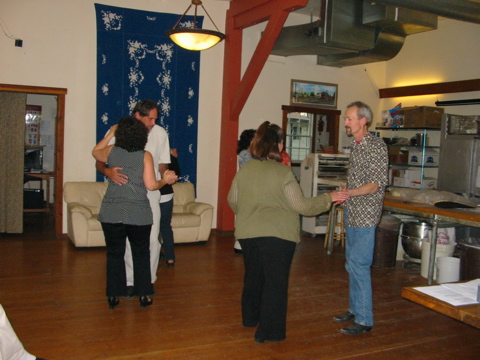 Scott teaching beginning Zydeco