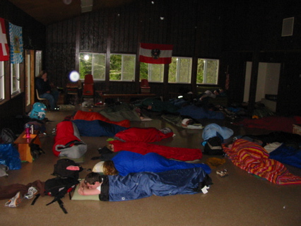 Samstag morgen: alles schl&auml;ft noch, drinnen...