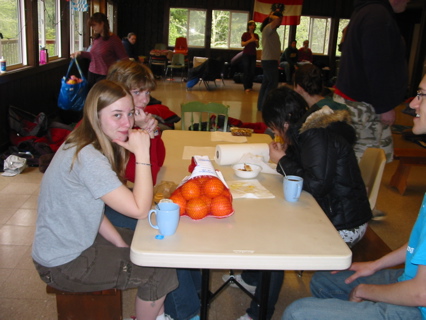 die ersten fr&uuml;hst&uuml;cken schon