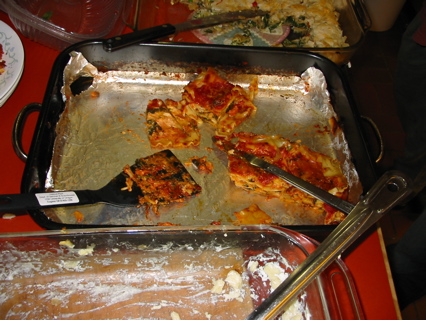 Markus' K&auml;sesp&auml;tzle (vorne) waren ein gro&szlig;er hit