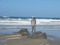 AJ am Strand