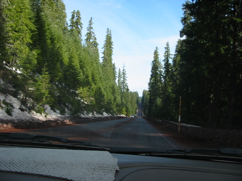 auf Rt 126 zum Santiam Pass