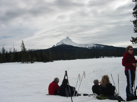 ein letzter Blick auf mt. Washington