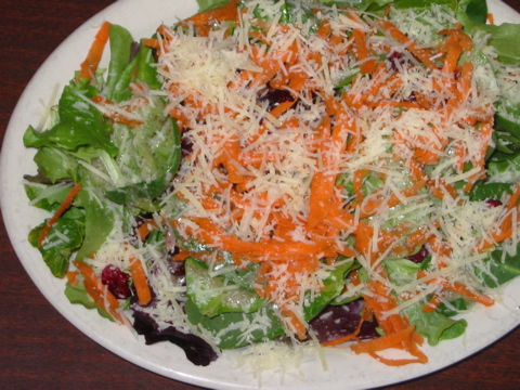 my dinner salad ($2,25)